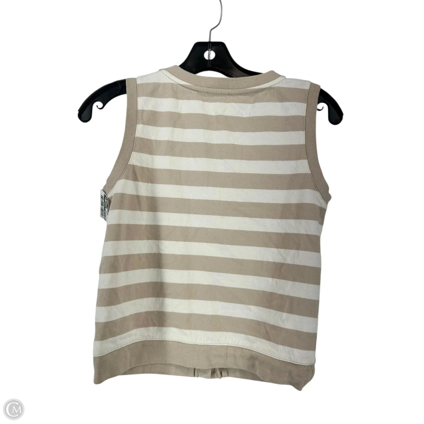 Top Sleeveless By Ann Taylor In Striped Pattern, Size: Xs