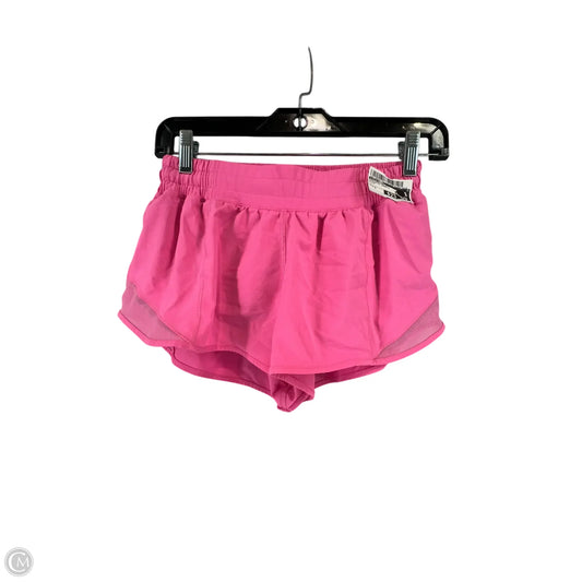 Athletic Shorts By Lululemon In Pink, Size: S