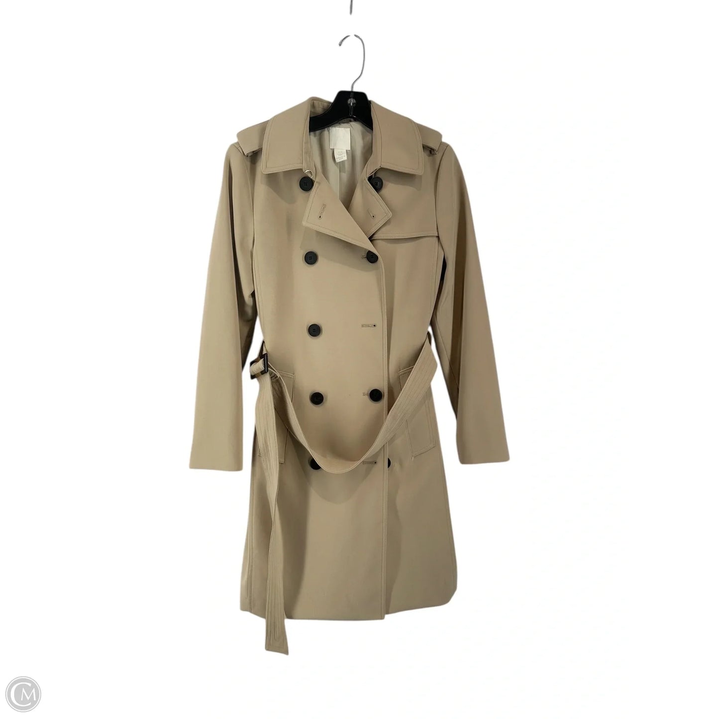 Coat Peacoat By H&m In Brown, Size: Xs