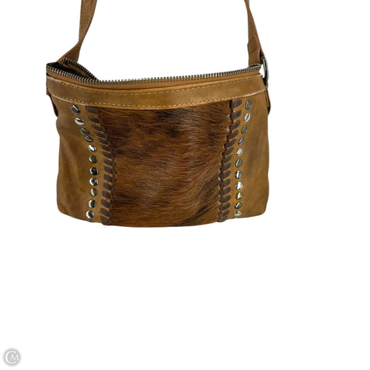 Crossbody Leather By Clothes Mentor, Size: Small
