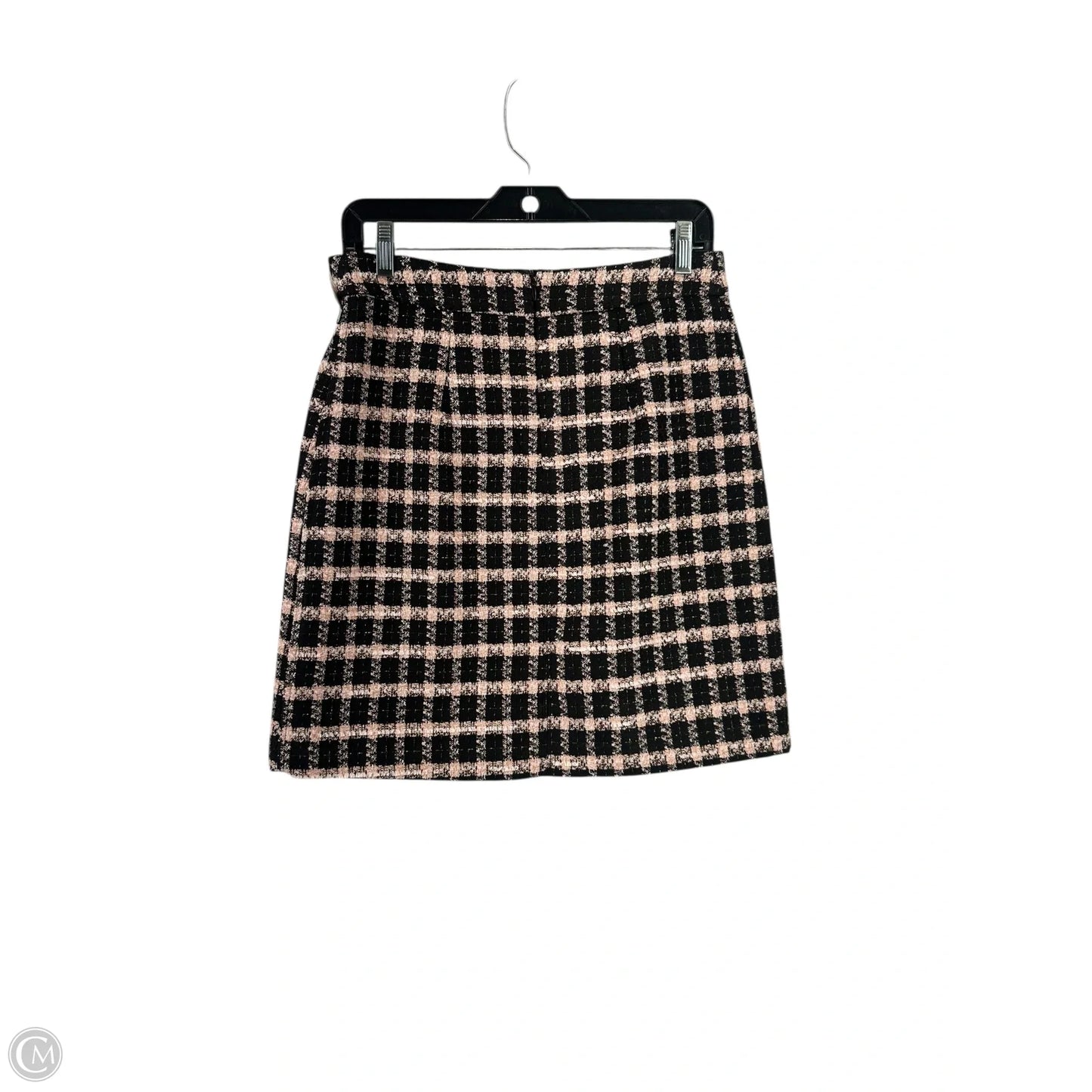 Skirt Midi By Maison Damelie In Plaid Pattern, Size: 4