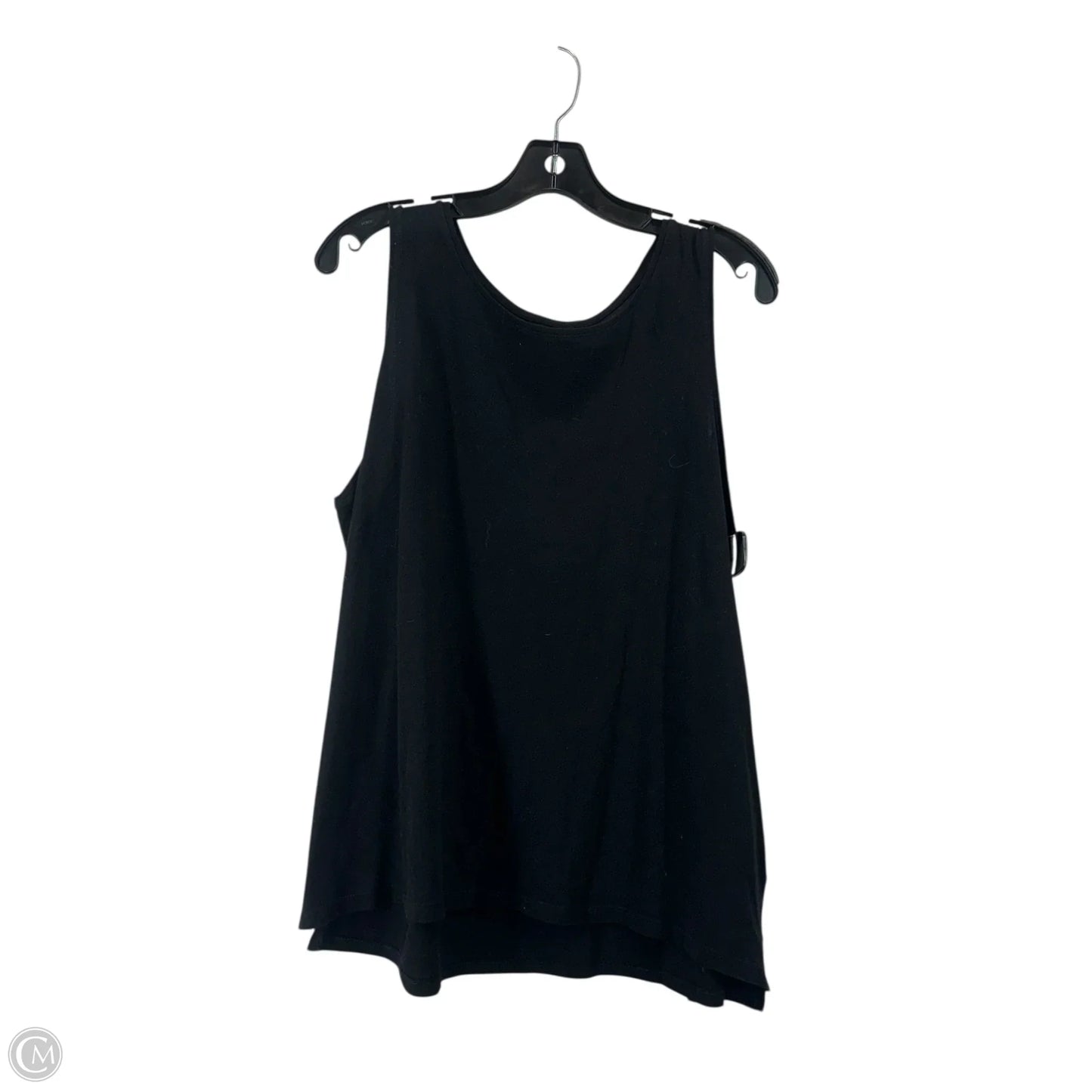 Top Sleeveless Basic By Clothes Mentor In Black, Size: L