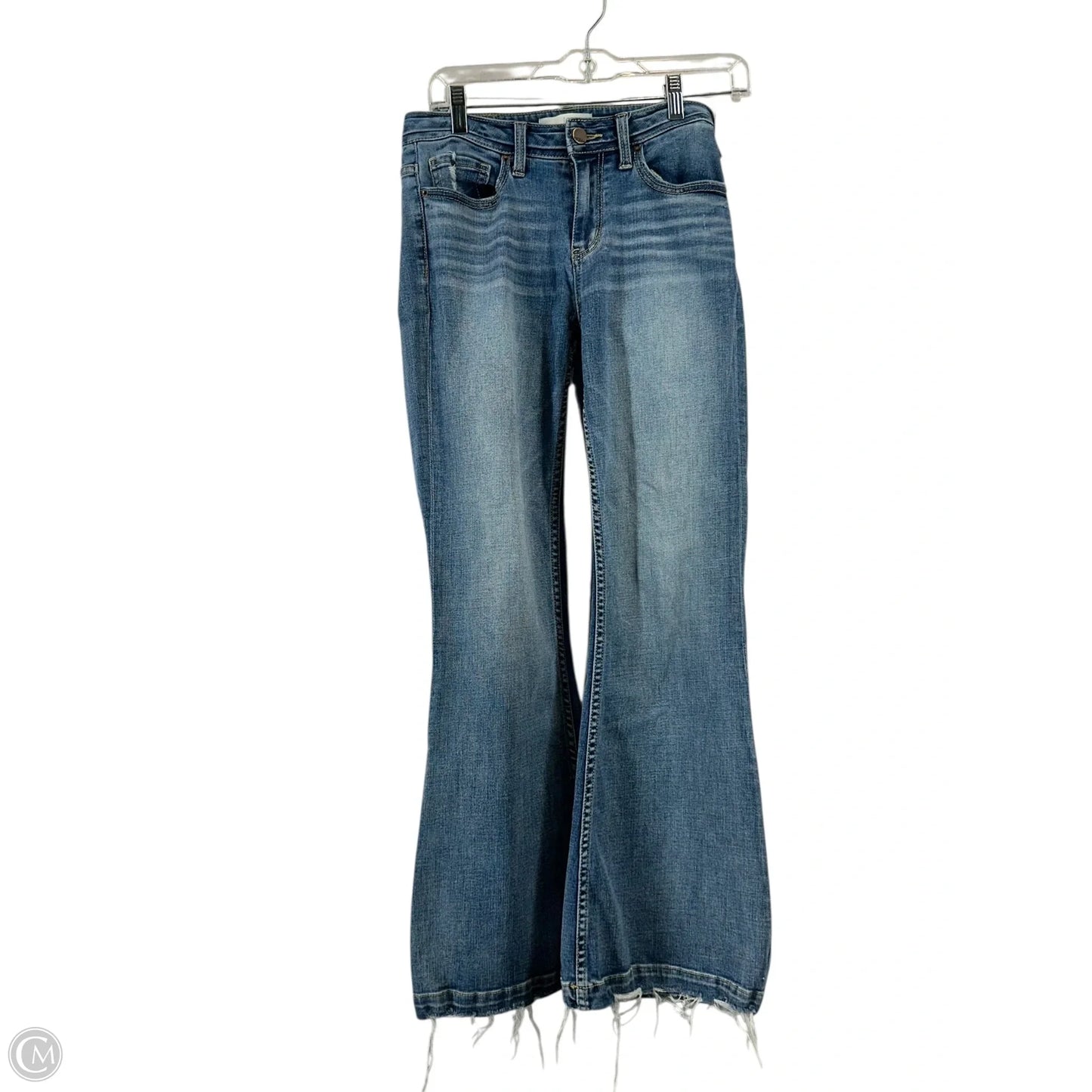 Jeans Flared By Bke In Blue Denim, Size: 4