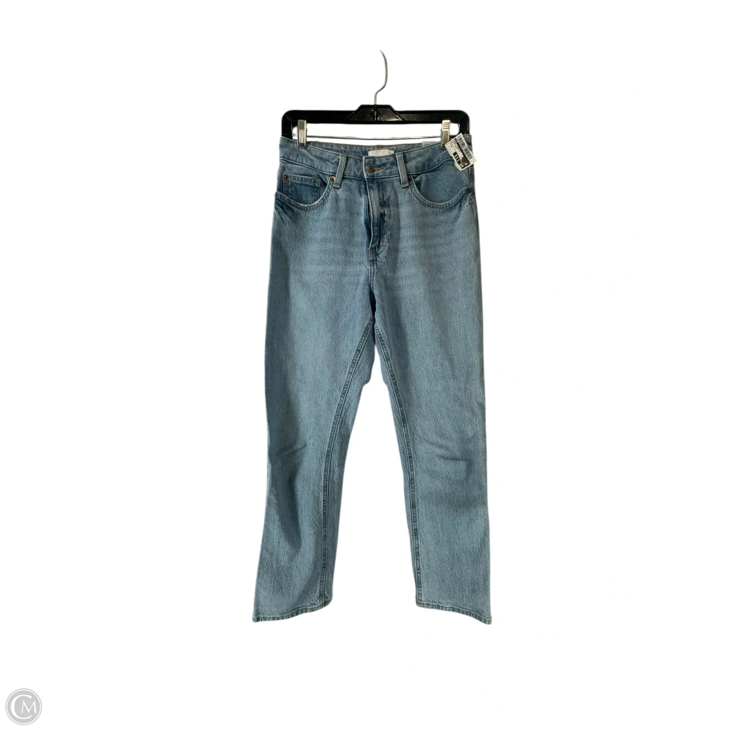 Jeans Straight By H&m In Blue Denim, Size: 6