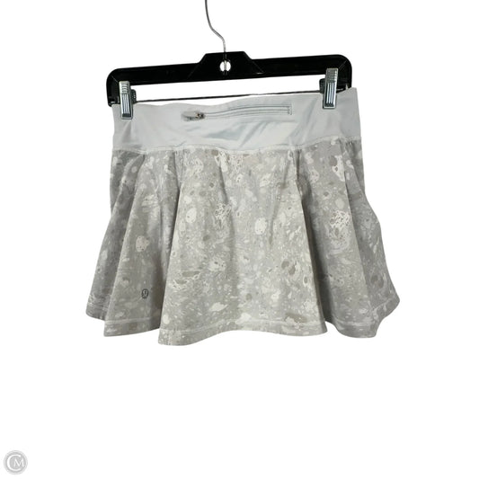 Athletic Skirt By Lululemon In Grey, Size: 6