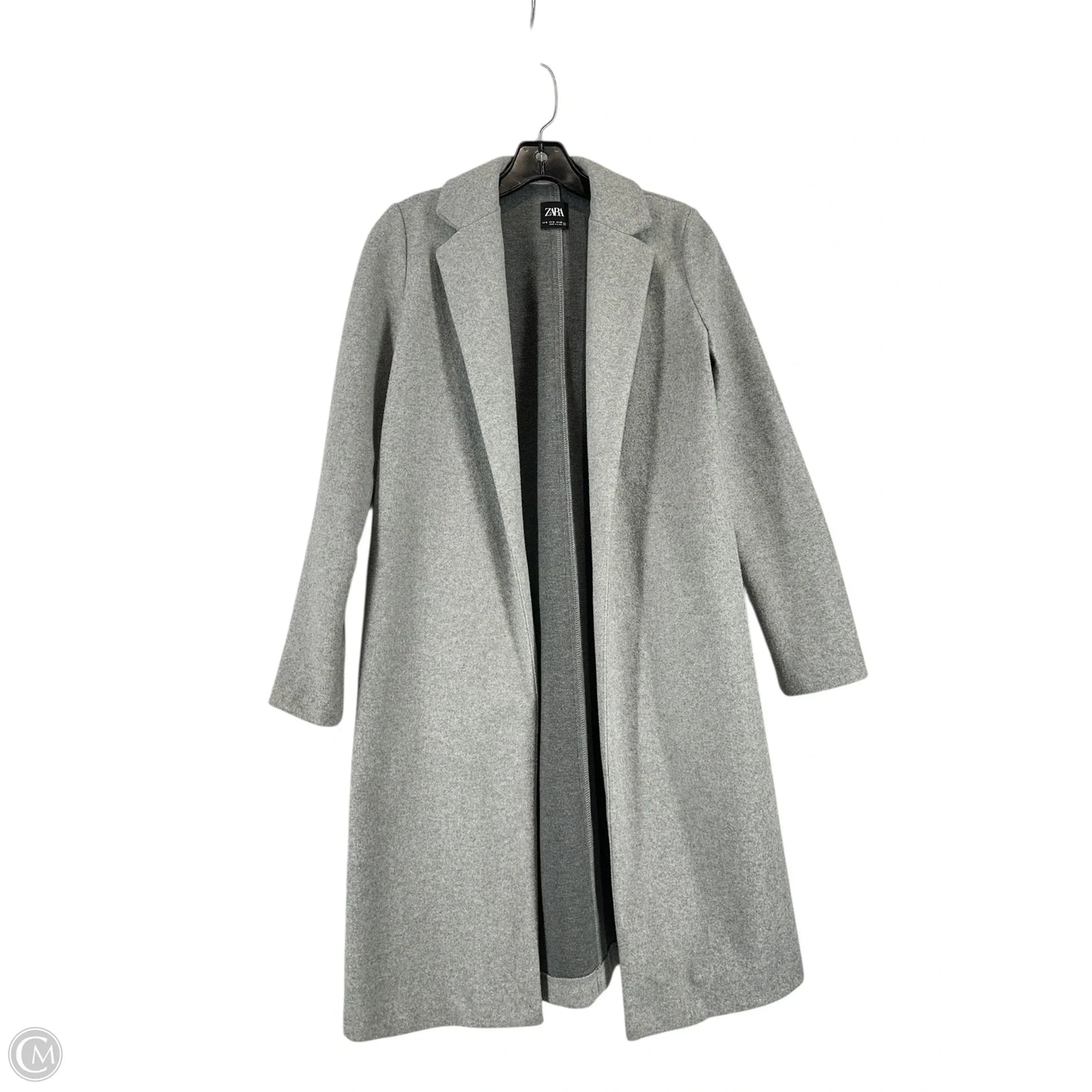 Coat Peacoat By Zara In Grey, Size: S