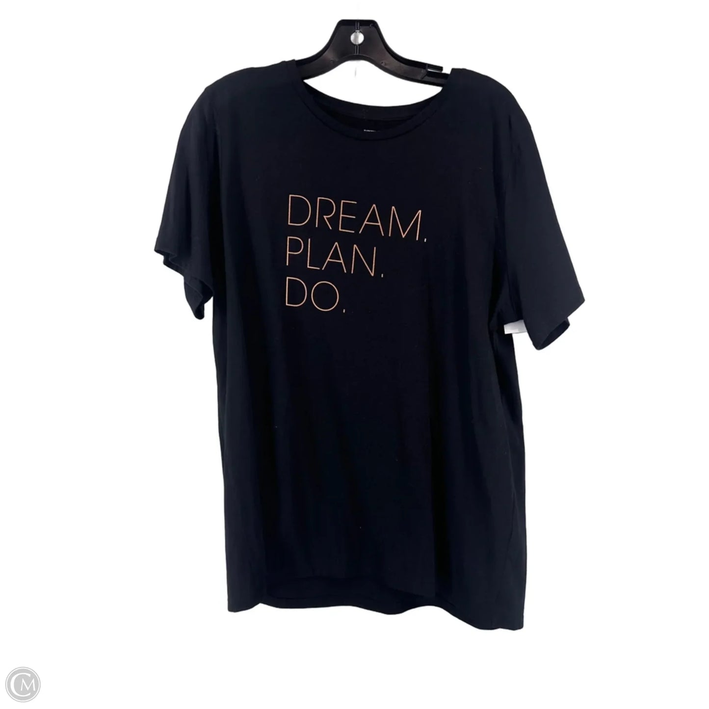 Top Short Sleeve By Banana Republic In Black, Size: Xl