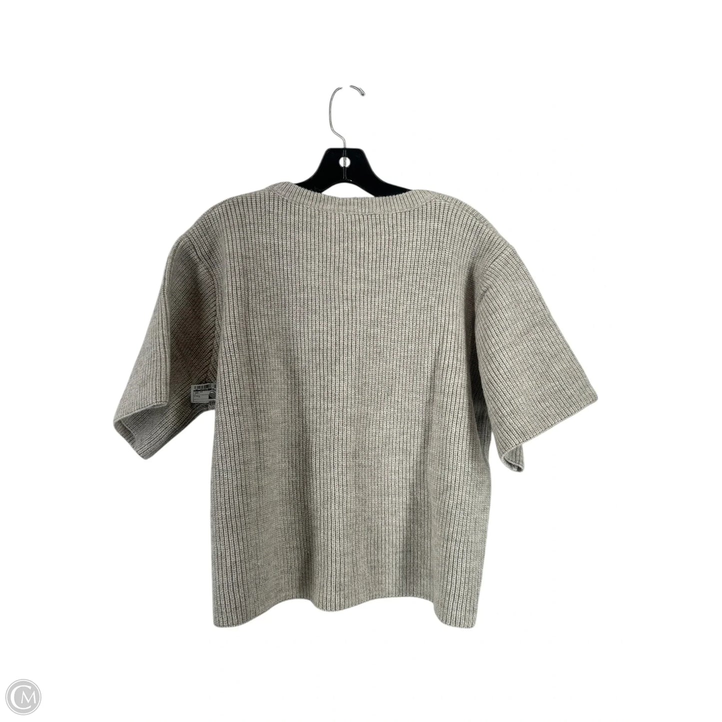 Top Short Sleeve By Clothes Mentor In Grey, Size: L