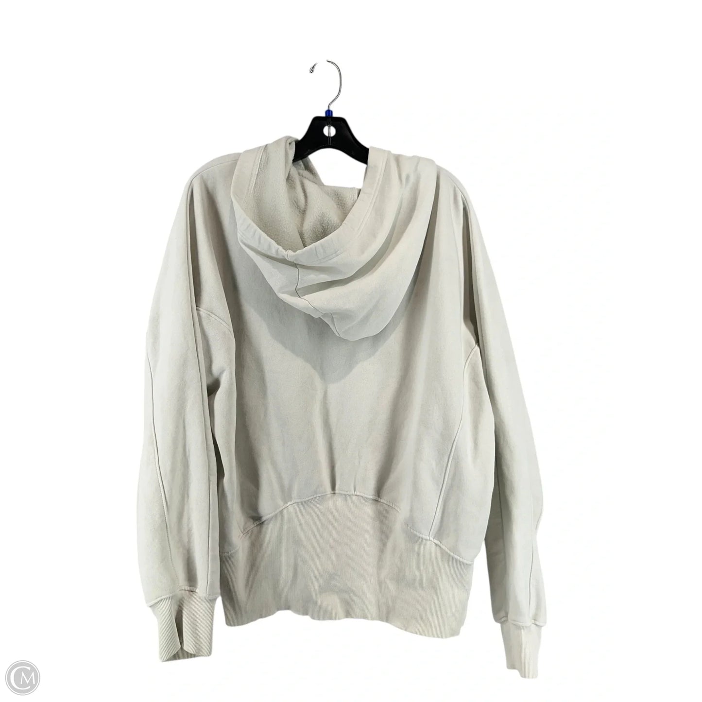 Sweatshirt Hoodie By Free People In White, Size: M