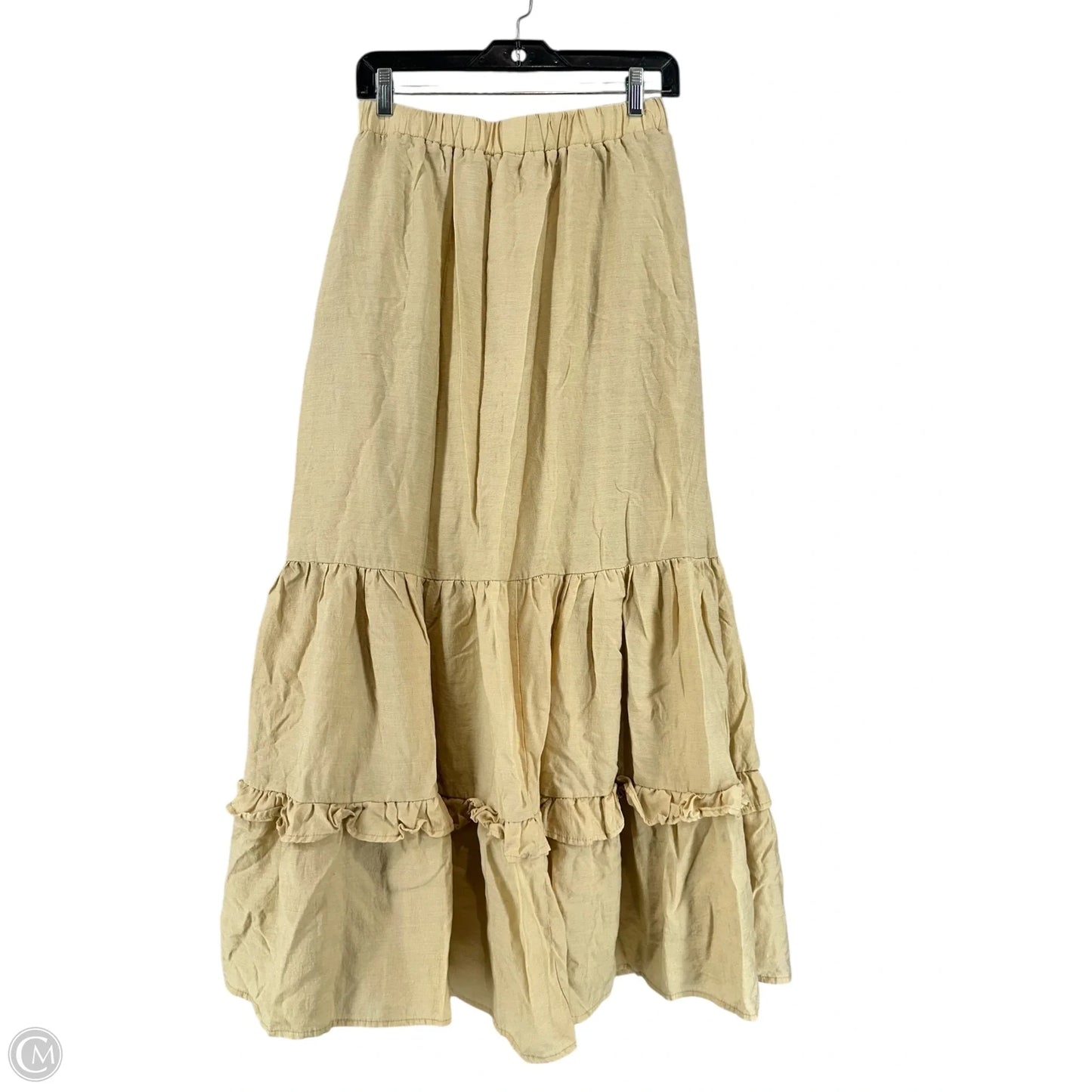 Skirt Maxi By Clothes Mentor In Tan, Size: M