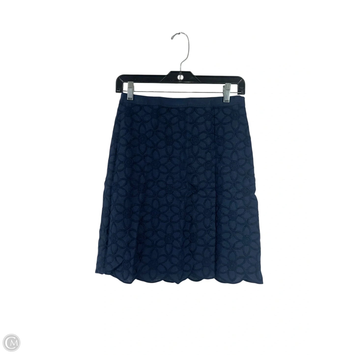 Skirt Midi By Talbots In Navy, Size: 2