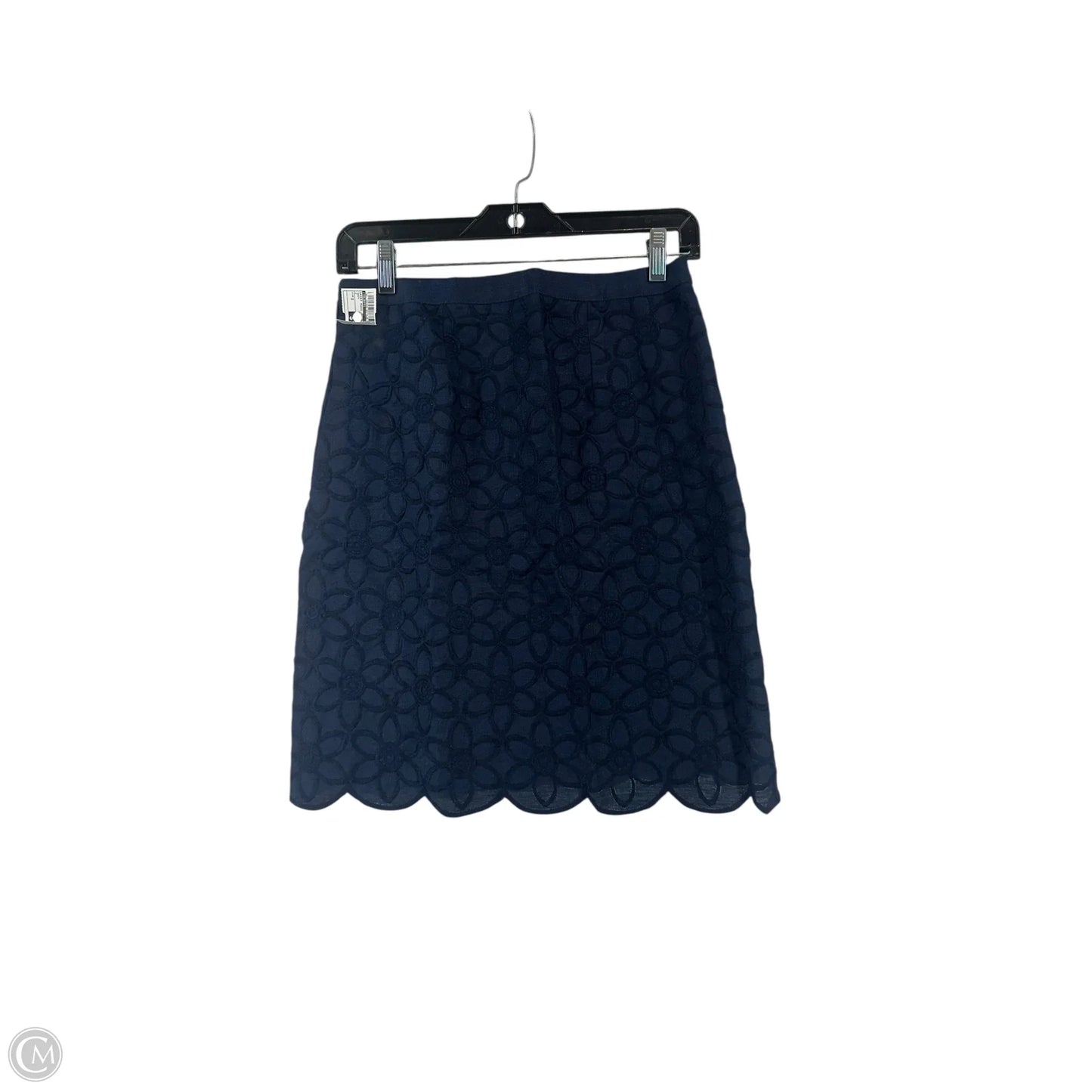 Skirt Midi By Talbots In Navy, Size: 2