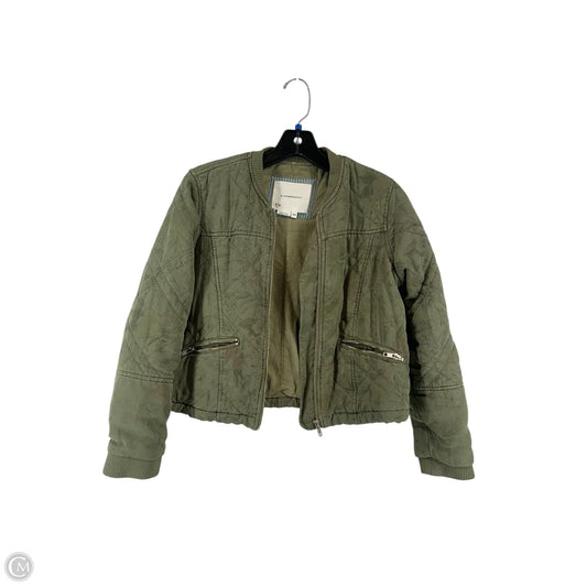 Jacket Puffer & Quilted By Anthropologie In Green, Size: Xxs