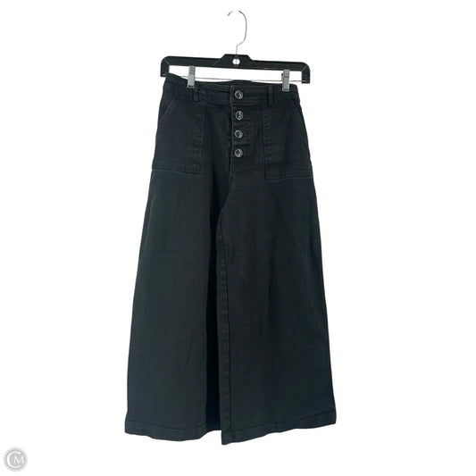 Jeans Wide Leg By Mi Ami In Black Denim, Size: M
