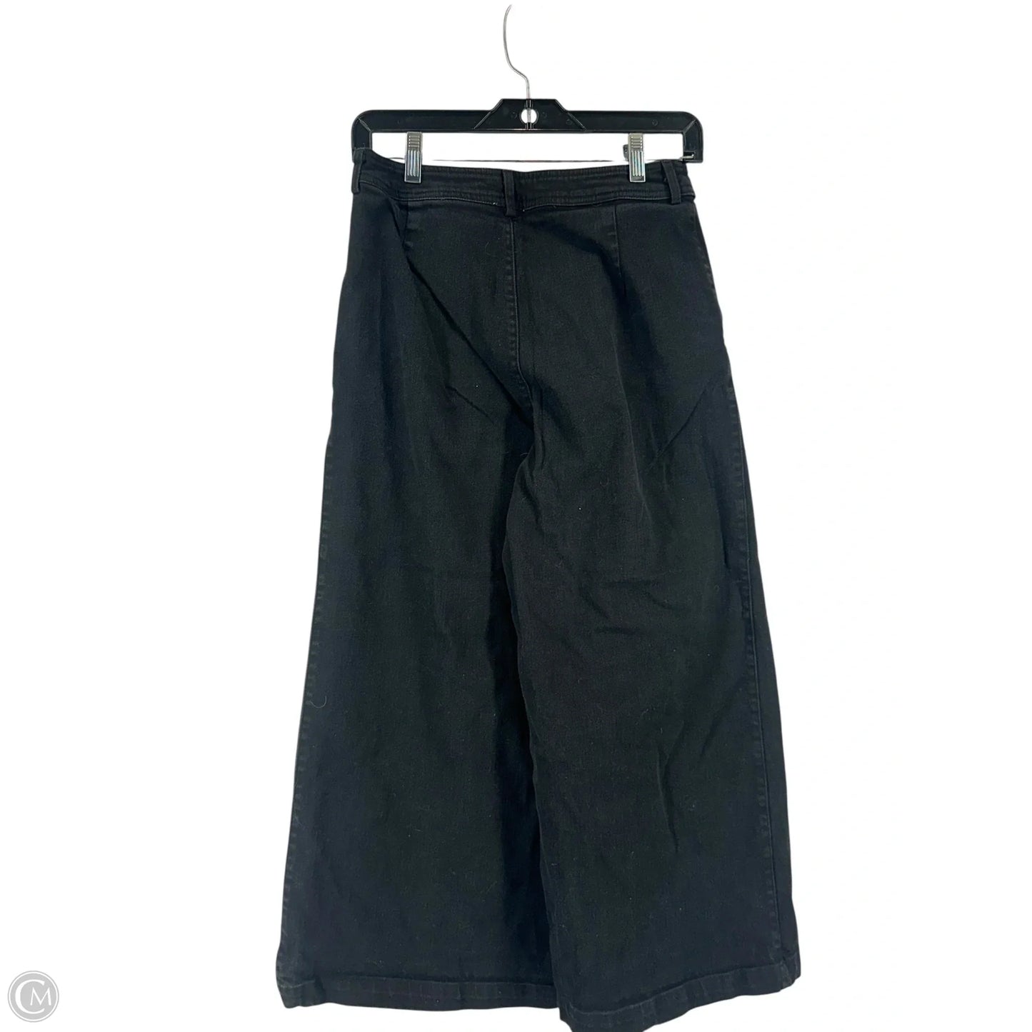 Jeans Wide Leg By Mi Ami In Black Denim, Size: M