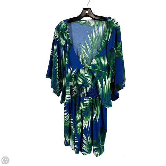 Dress Casual Short By White Birch In Floral Print, Size: L