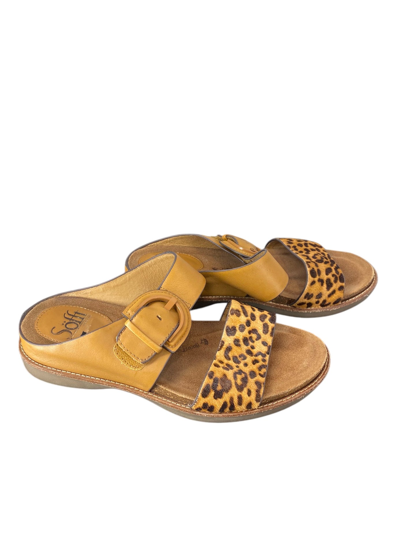 Sandals Flats By Sofft In Brown, Size: 7