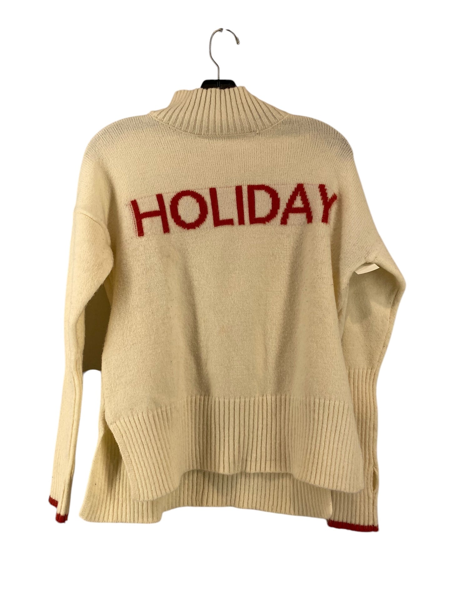 Sweater By Elan In Cream, Size: S