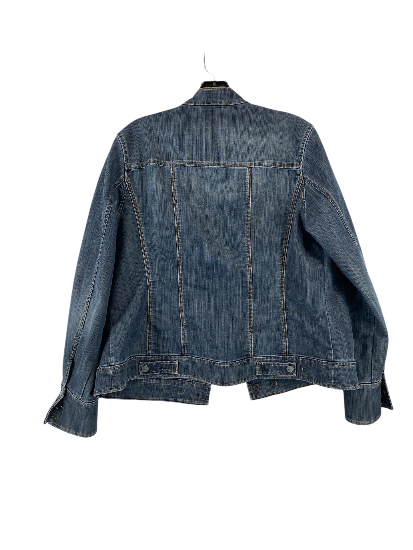 Jacket Denim By Coldwater Creek In Blue Denim, Size: 14