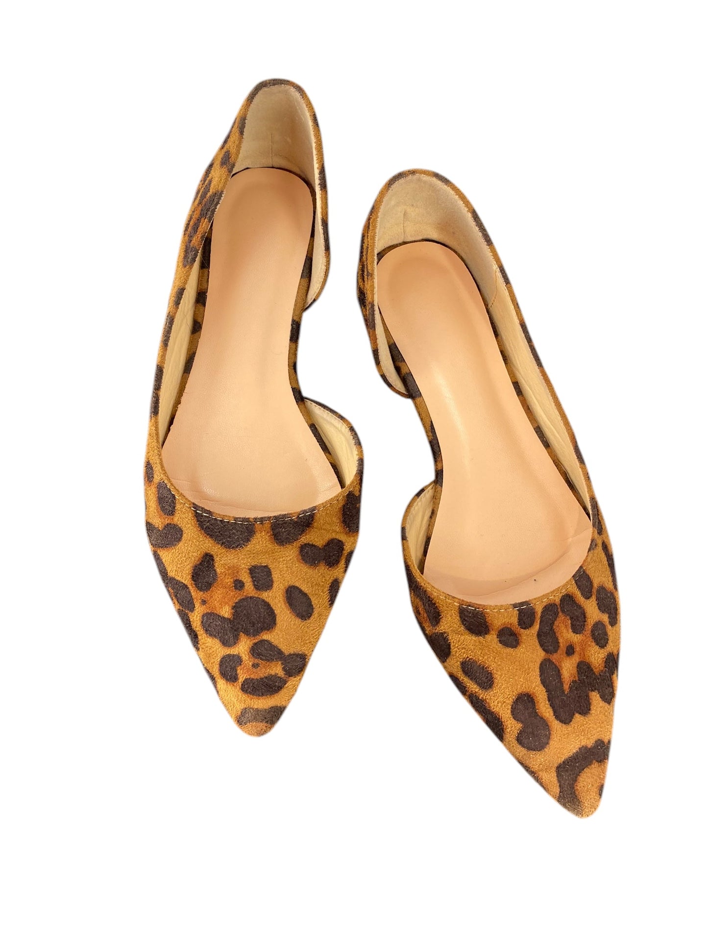 Shoes Flats By Clothes Mentor In Animal Print, Size: 6