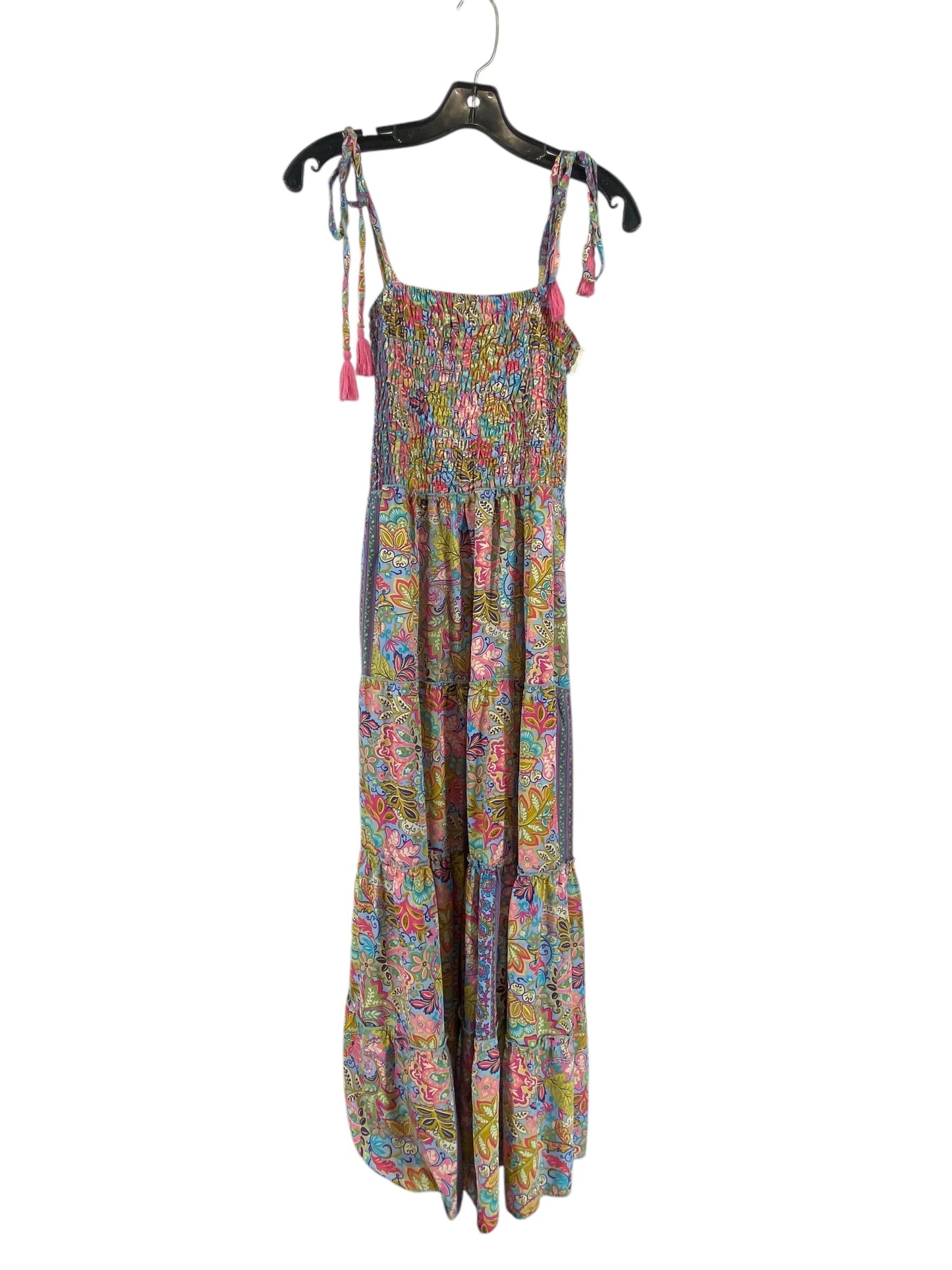 Dress Casual Maxi By Clothes Mentor In Multi-colored, Size: L