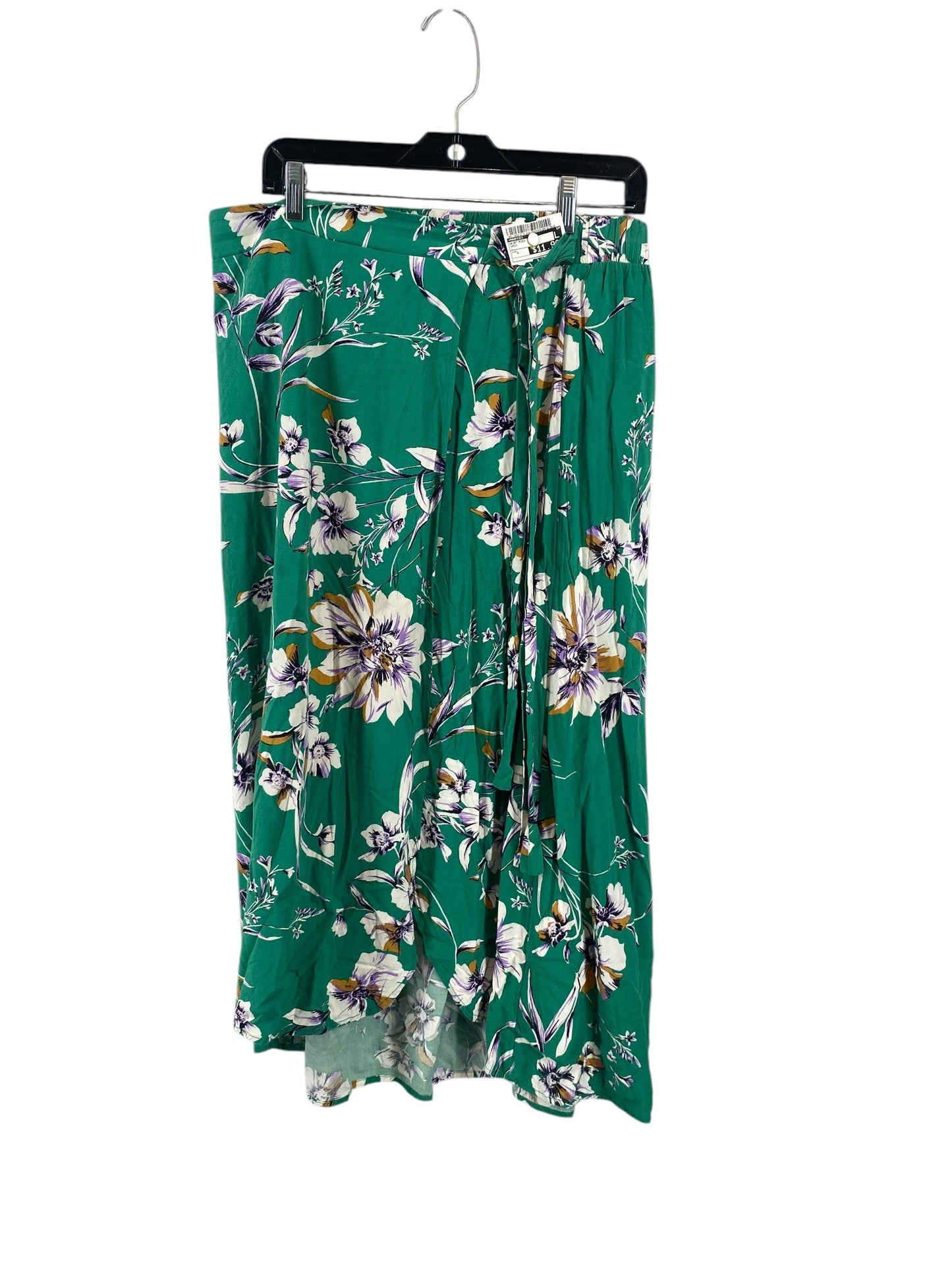 Skirt Midi By Maurices In Green, Size: L