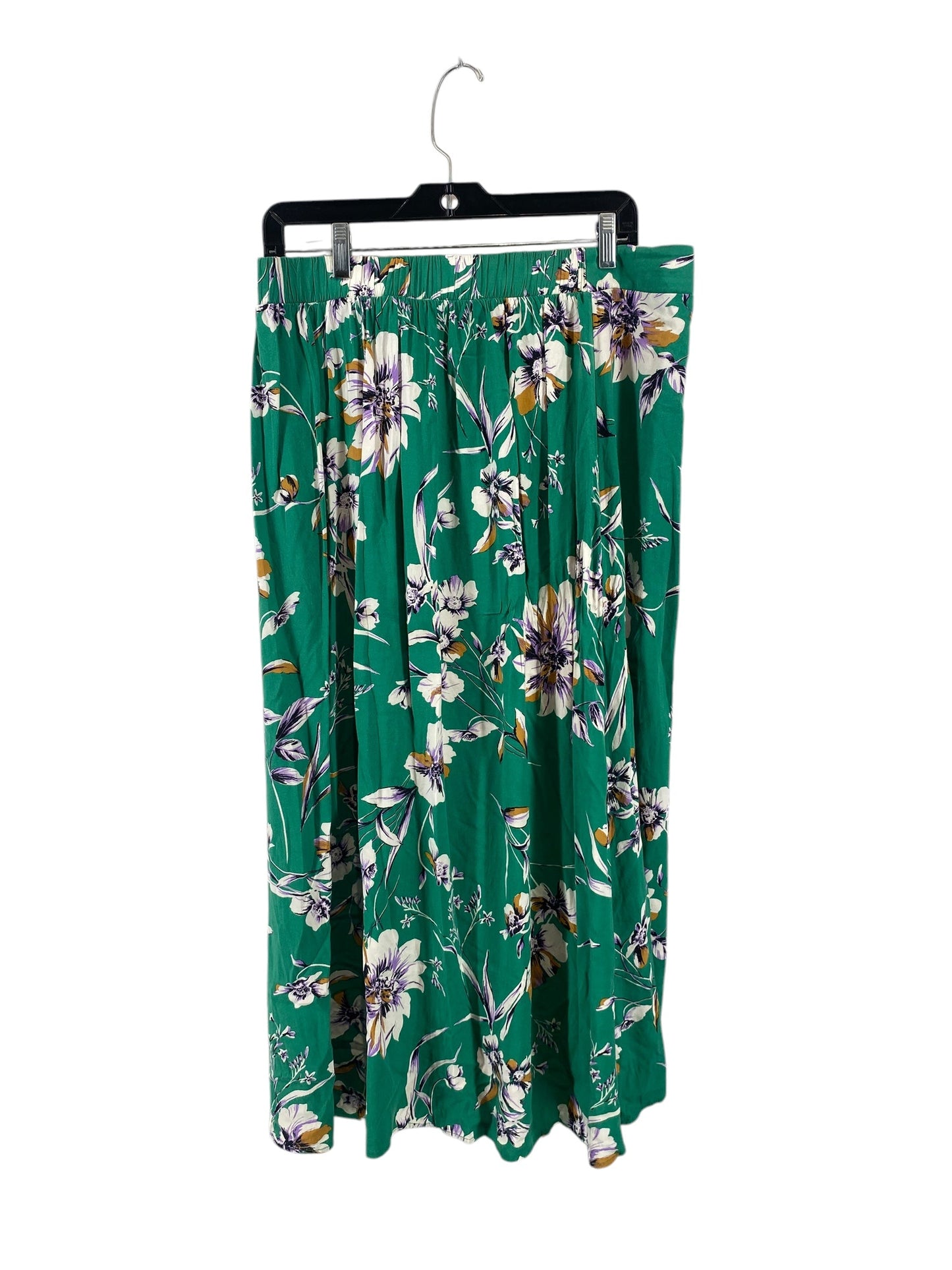 Skirt Midi By Maurices In Green, Size: L