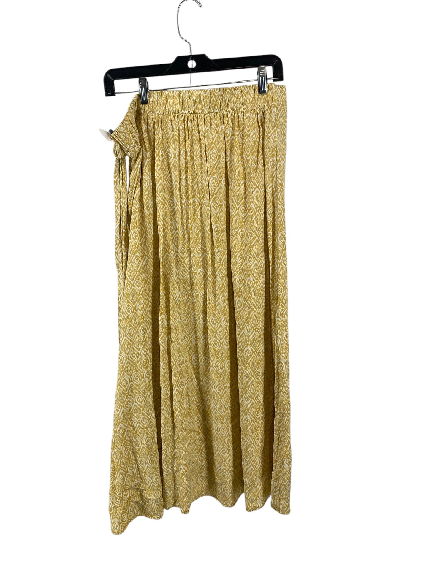 Skirt Midi By Maurices In Yellow, Size: L