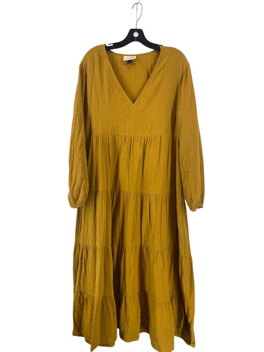 Dress Casual Maxi By Universal Thread In Yellow, Size: Xl