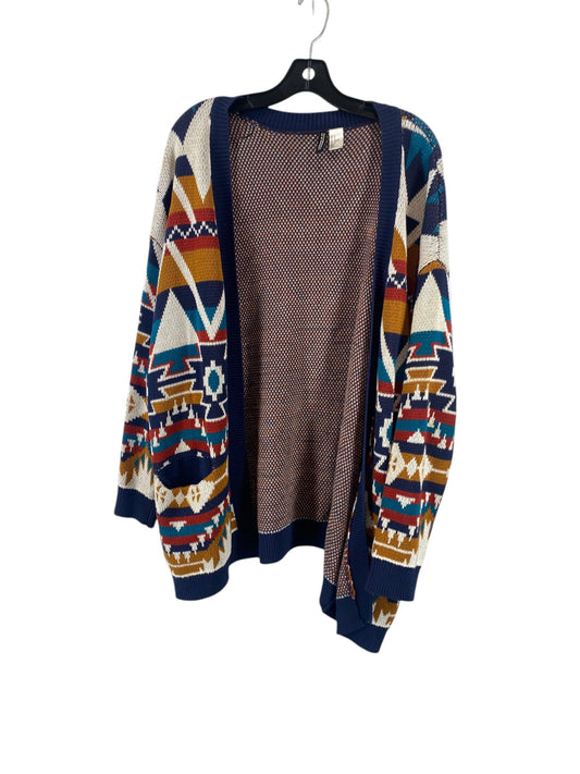 Sweater Cardigan By Divided In Multi-colored, Size: M