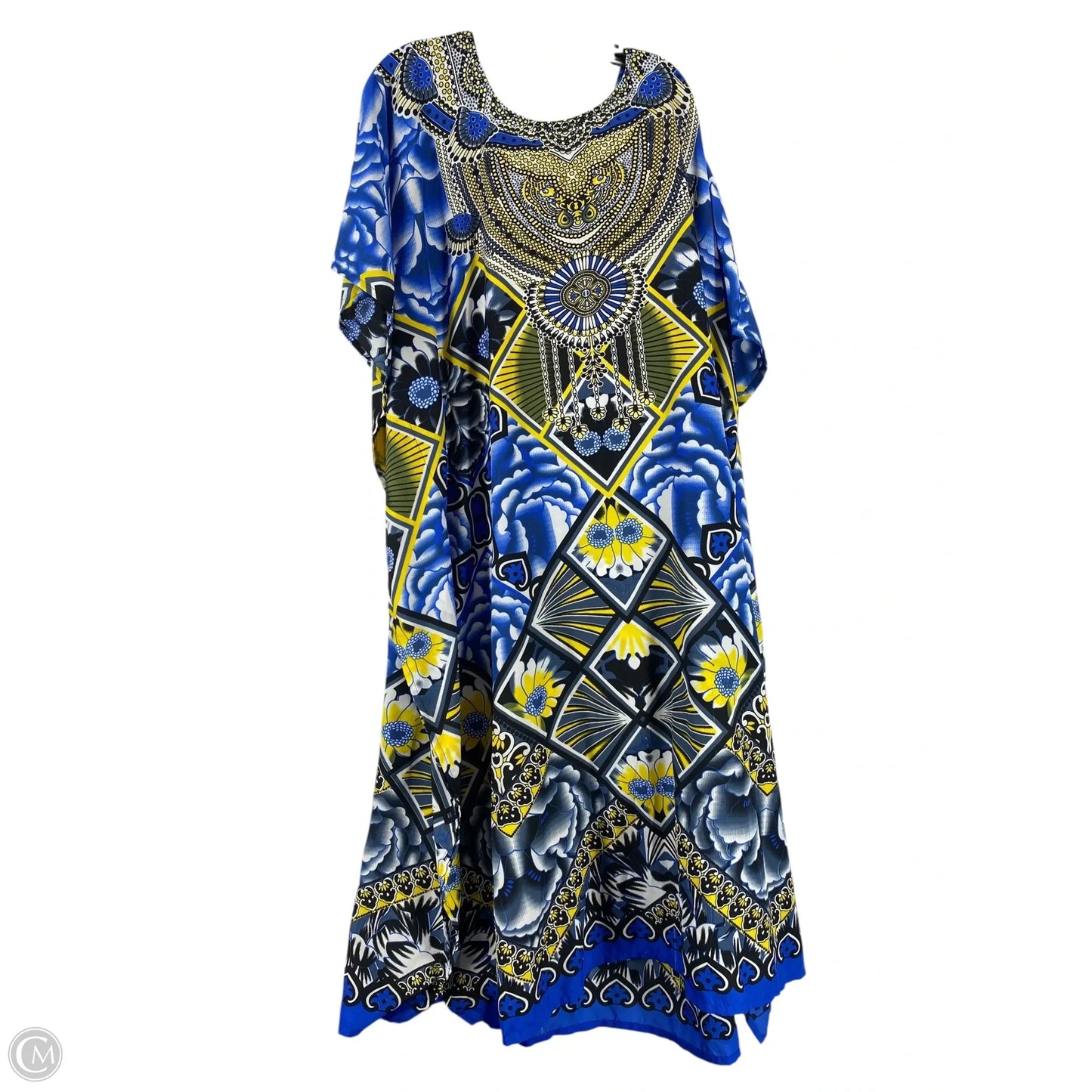 Dress Casual Midi By Cme In Blue, Size: 30