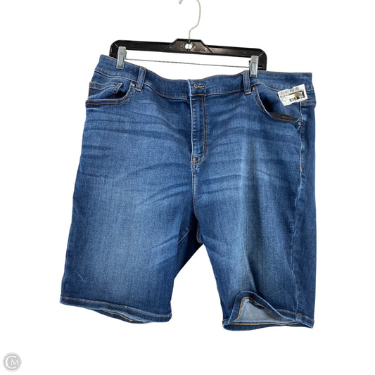 Shorts By Lane Bryant In Blue Denim, Size: 22