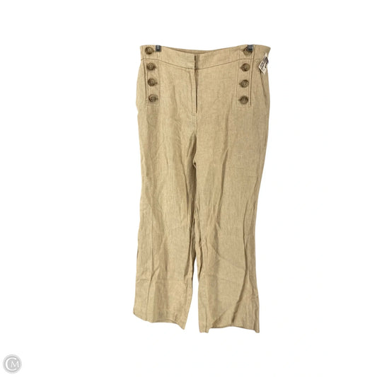 Pants Linen By Ann Taylor In Beige, Size: 10p