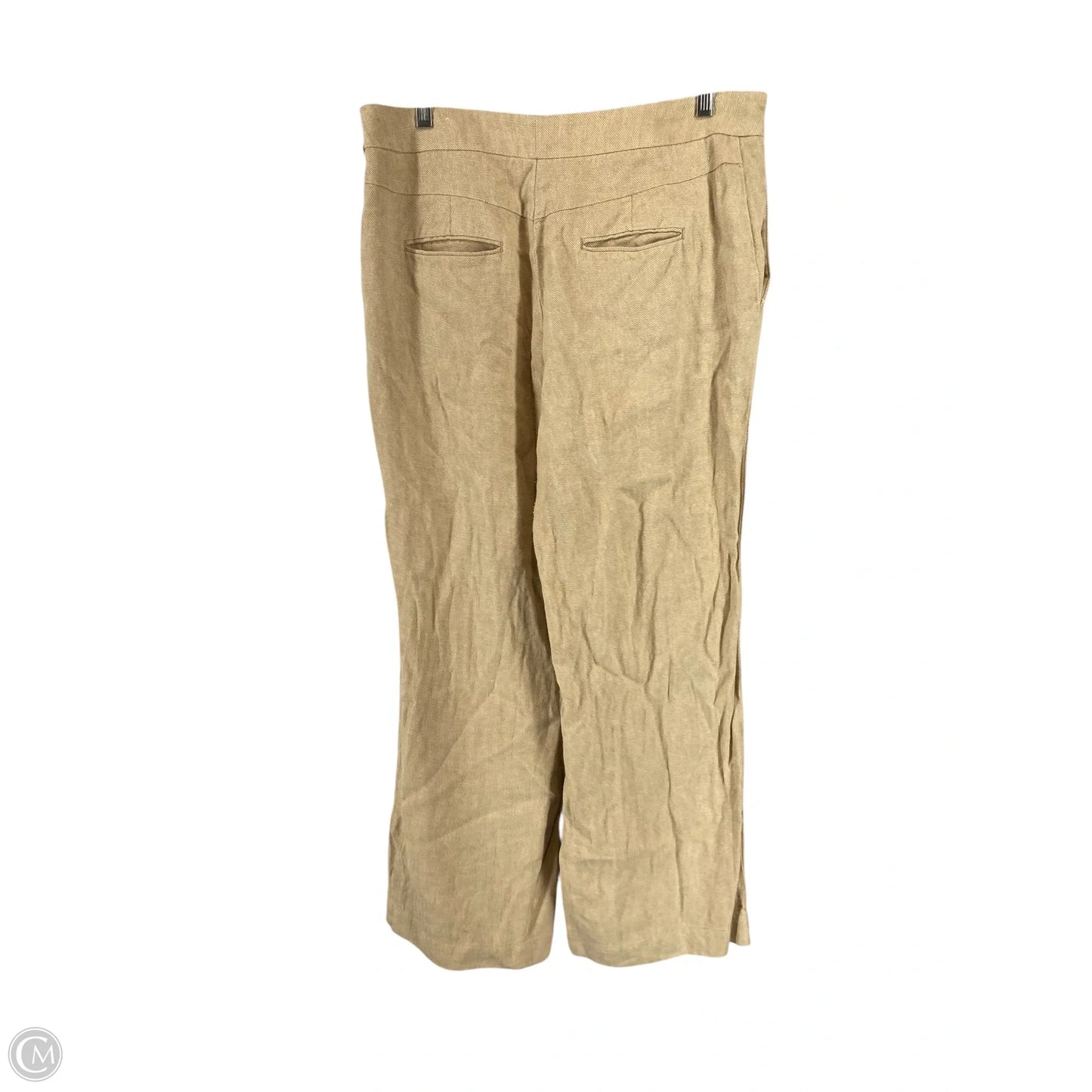 Pants Linen By Ann Taylor In Beige, Size: 10p