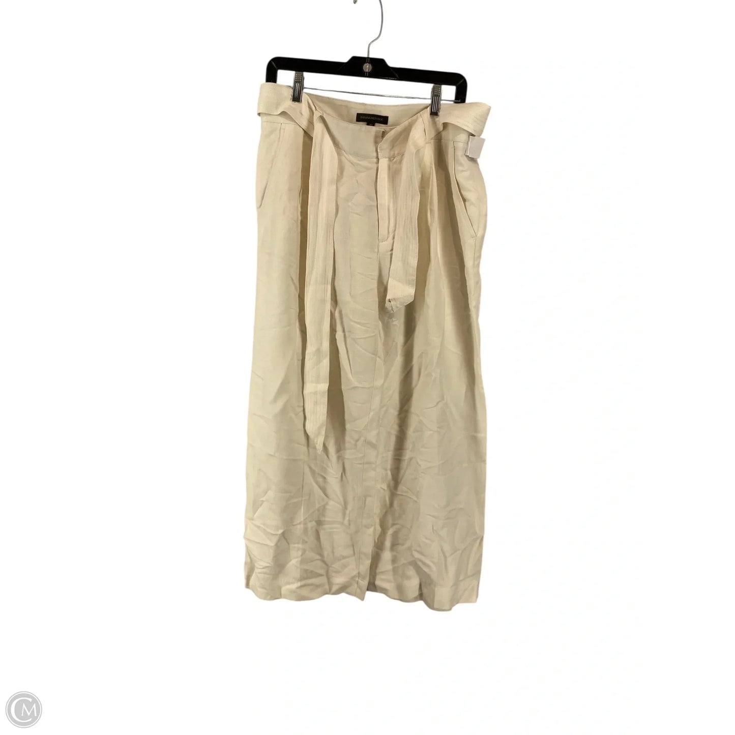 Pants Linen By Banana Republic In White, Size: 10