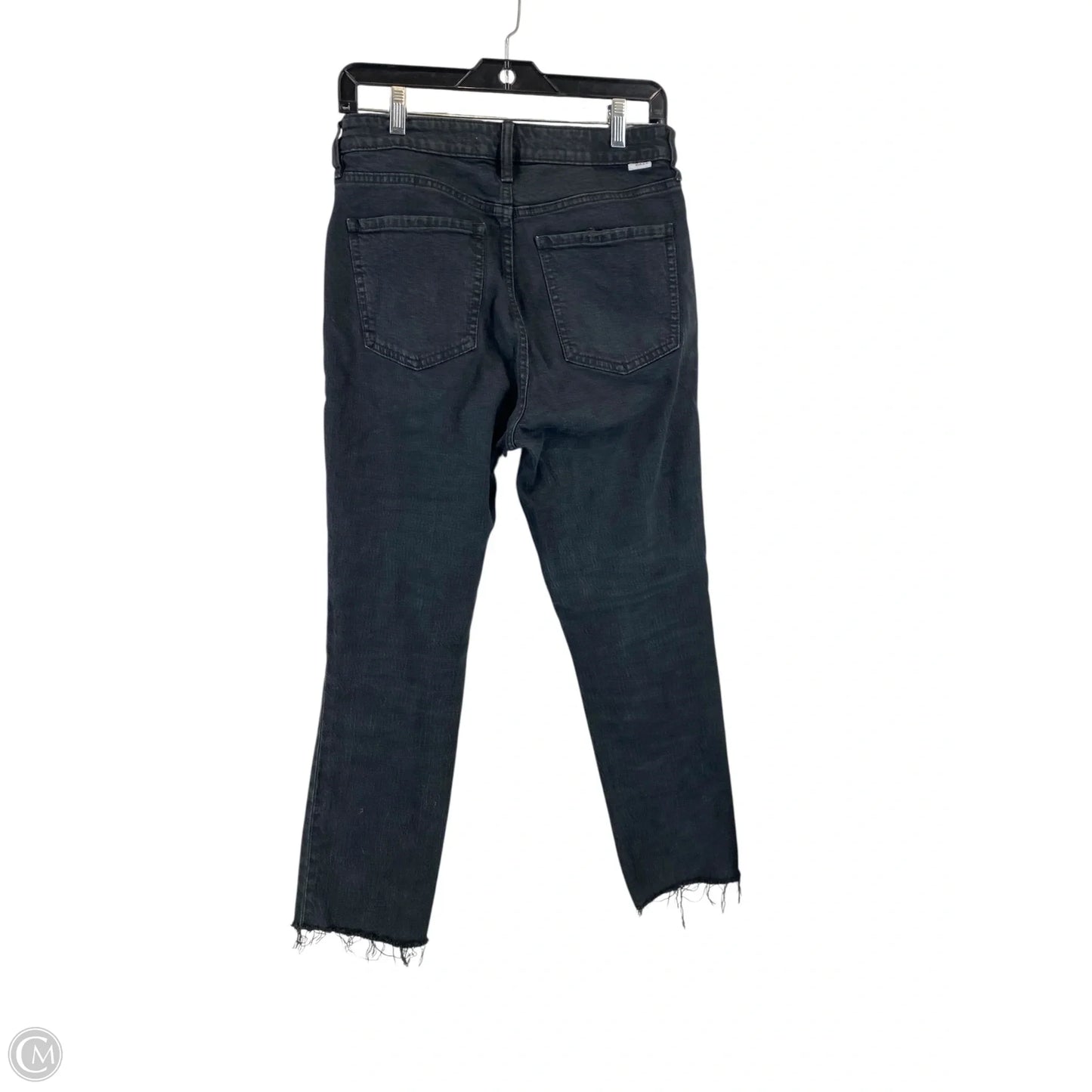 Jeans Straight By Daze In Black Denim, Size: 28