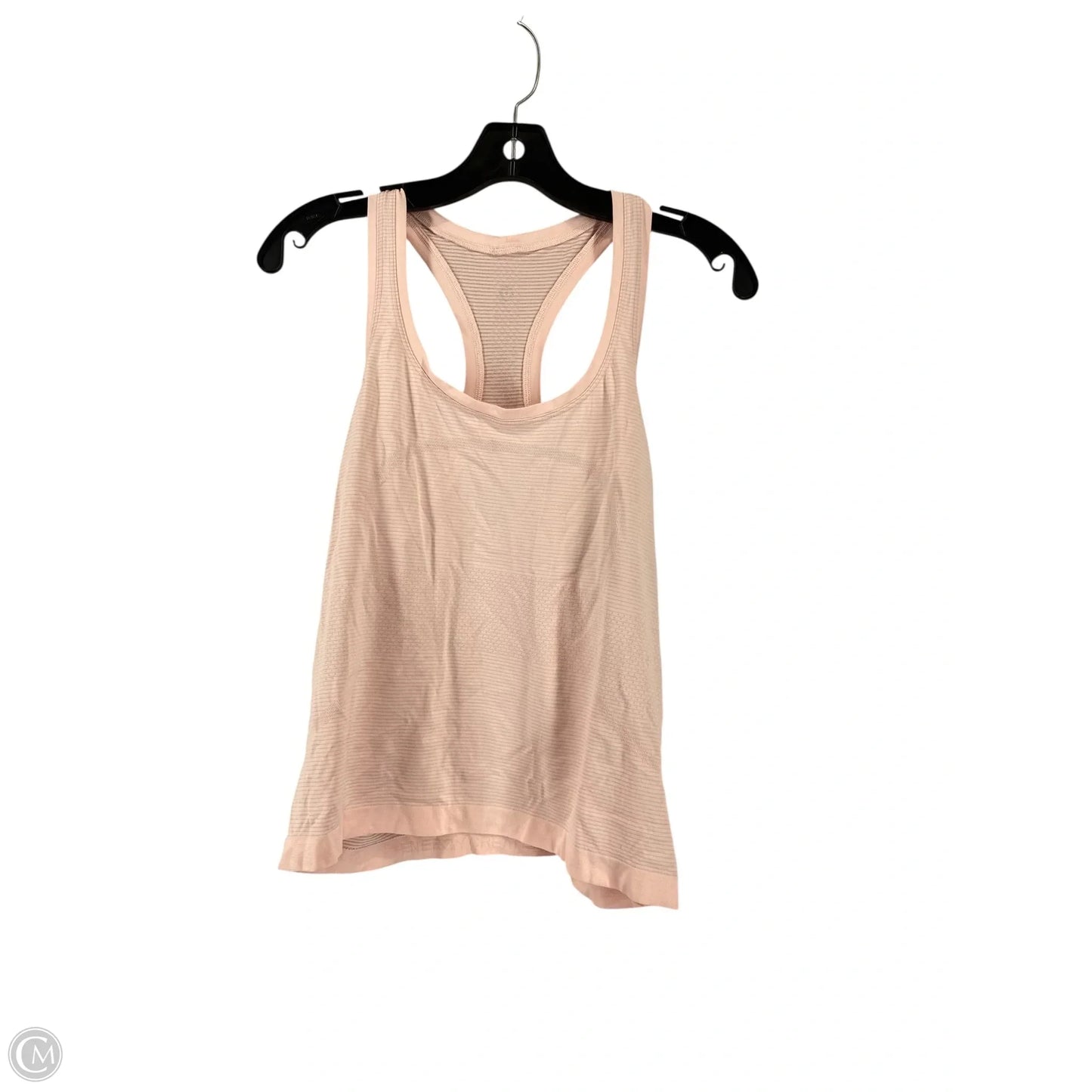 Athletic Top Short Sleeve By Lululemon In Pink, Size: 12