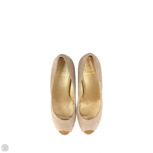 Shoes Designer By Stuart Weitzman In Beige, Size: 6.5