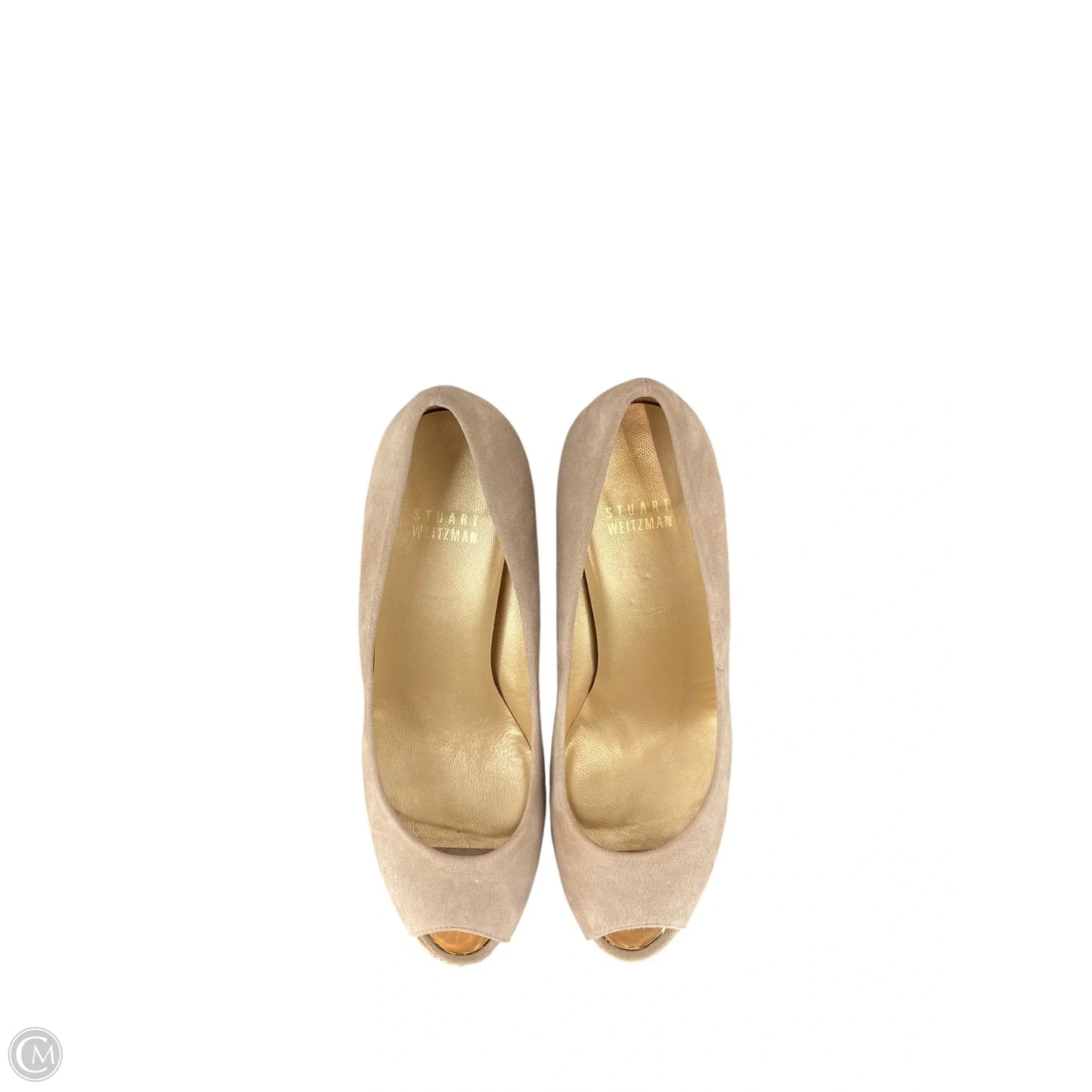 Shoes Designer By Stuart Weitzman In Beige, Size: 6.5