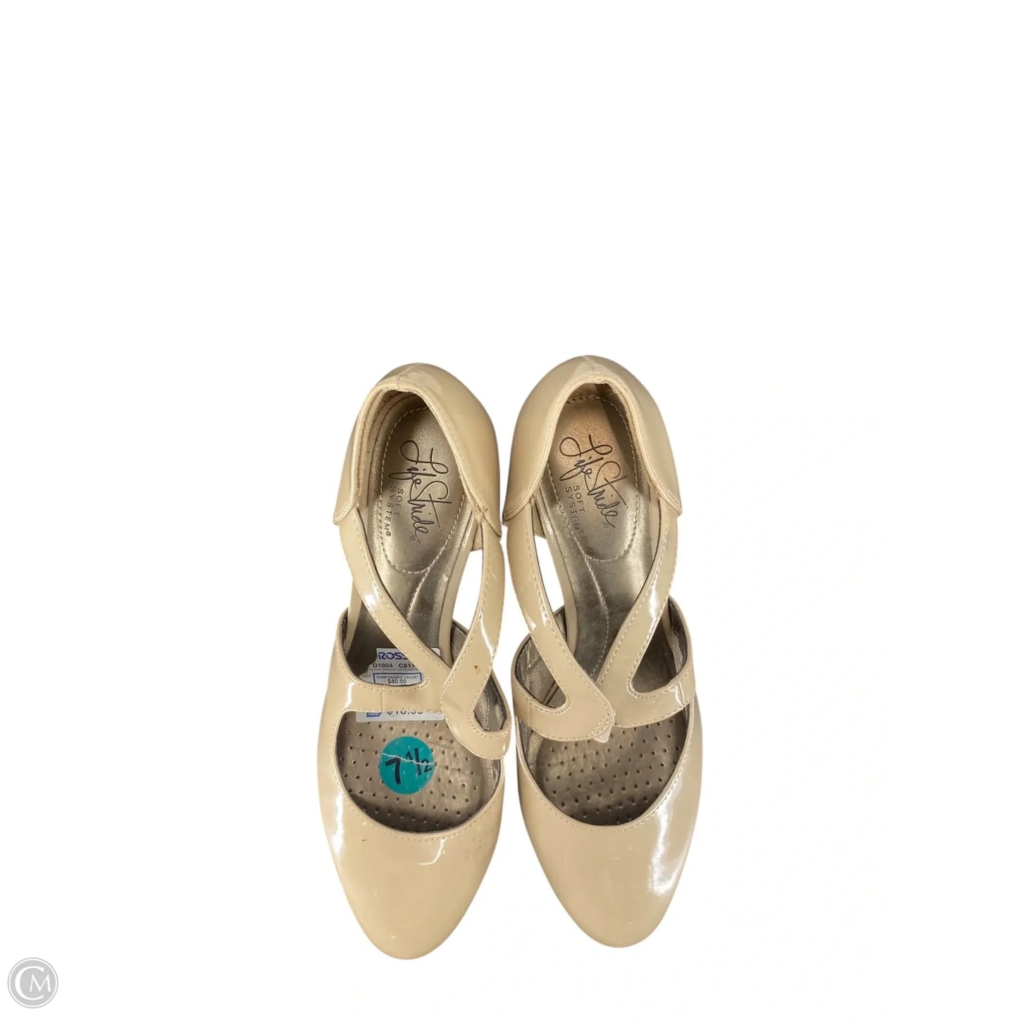 Shoes Heels Kitten By Life Stride In Tan, Size: 7.5