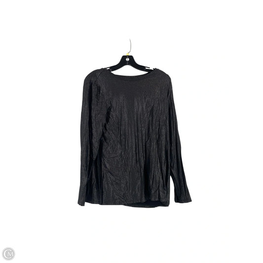 Top Long Sleeve By Chicos In Black, Size: 2