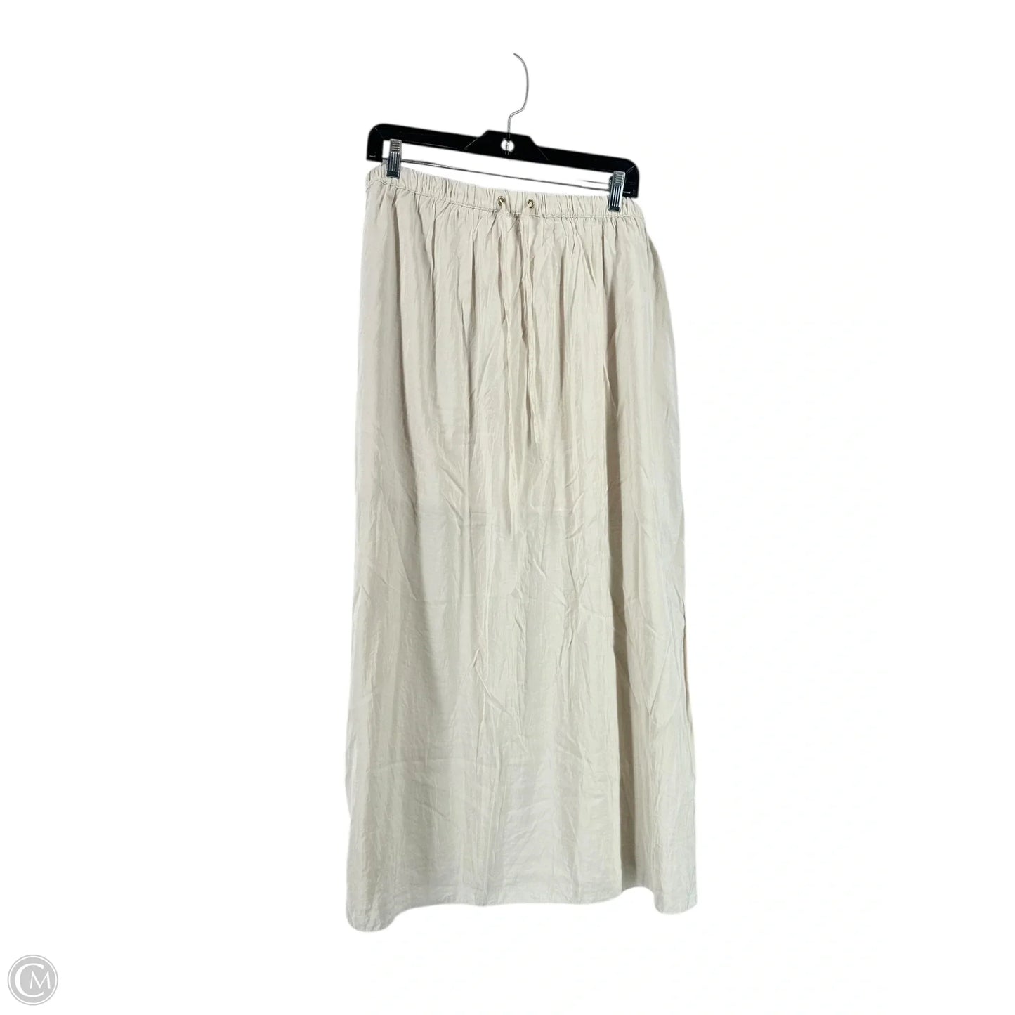 Skirt Maxi By J. Crew In Cream, Size: Xl