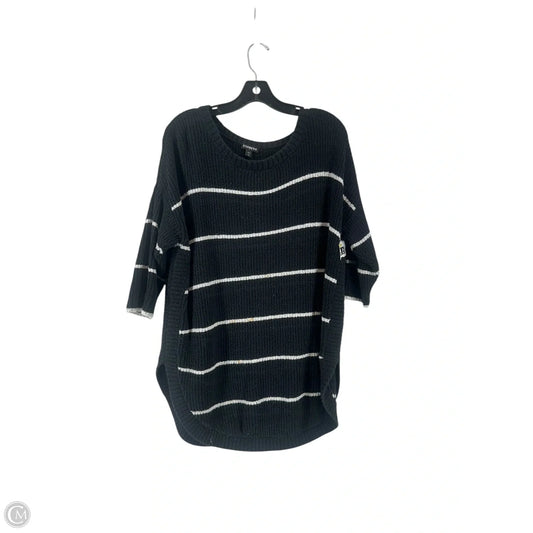 Sweater By Express In Striped Pattern, Size: L
