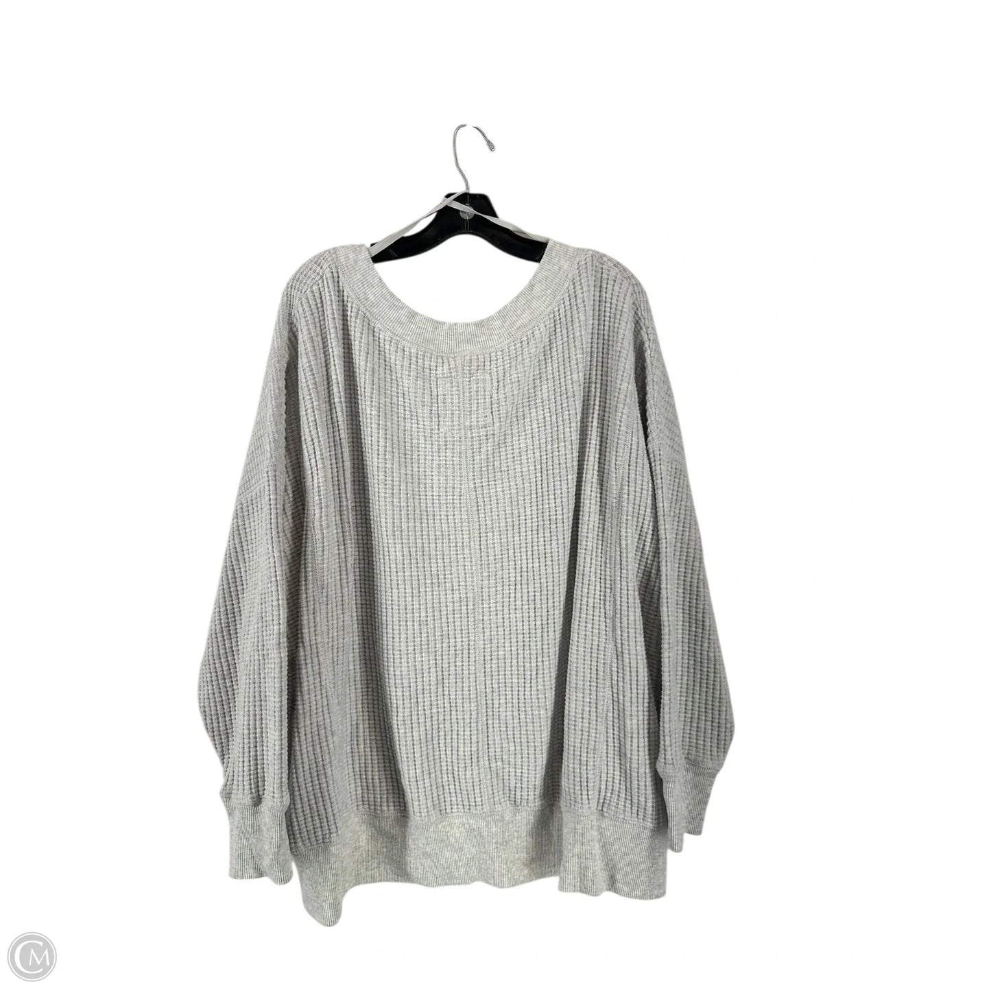 Sweater By American Eagle In Grey, Size: 1x