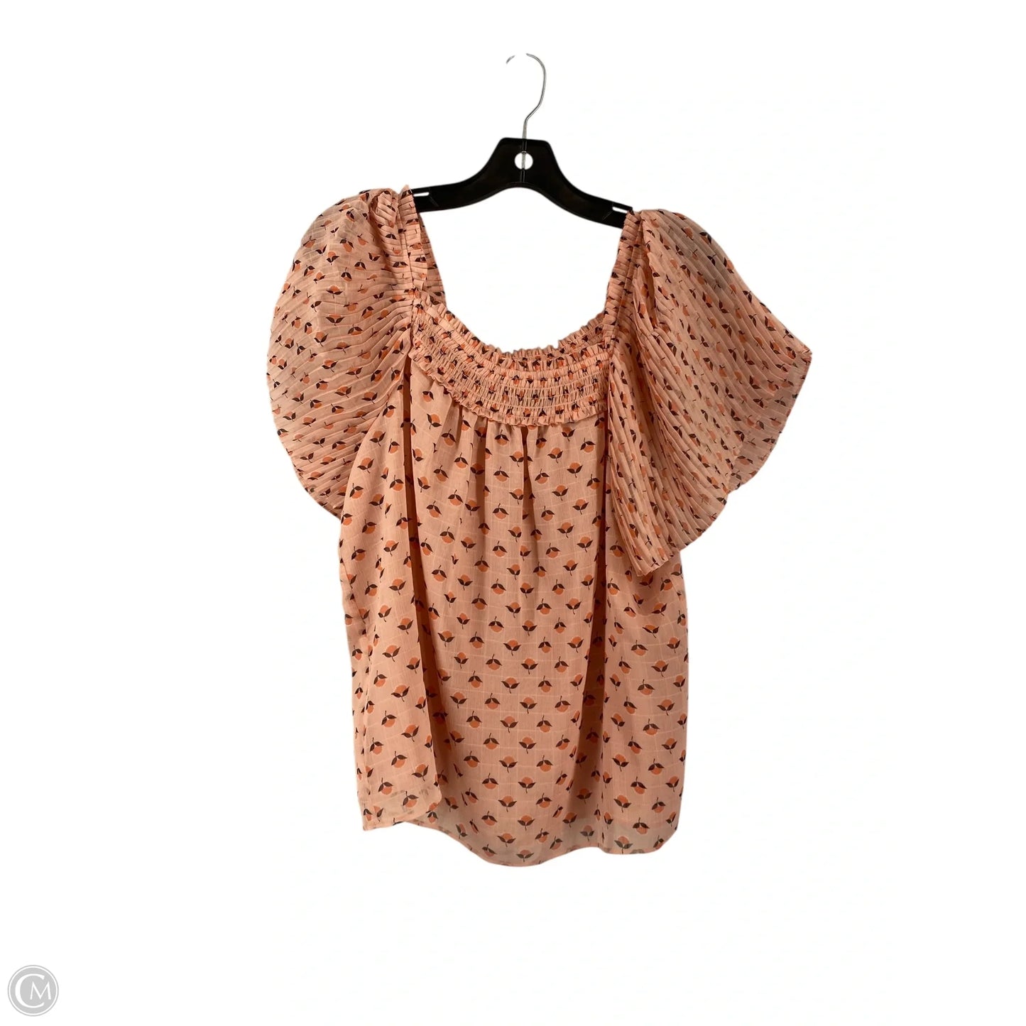 Top Long Sleeve By Ann Taylor In Pink, Size: M