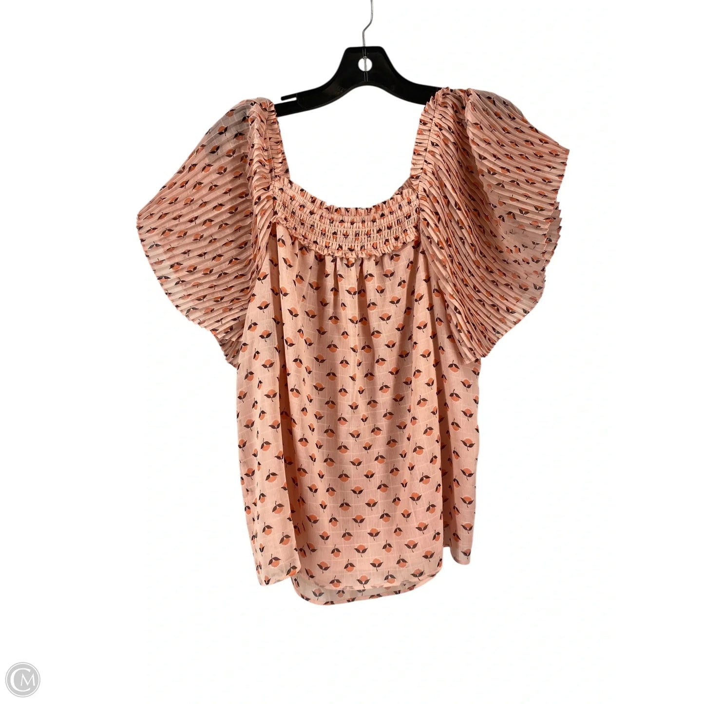 Top Long Sleeve By Ann Taylor In Pink, Size: M