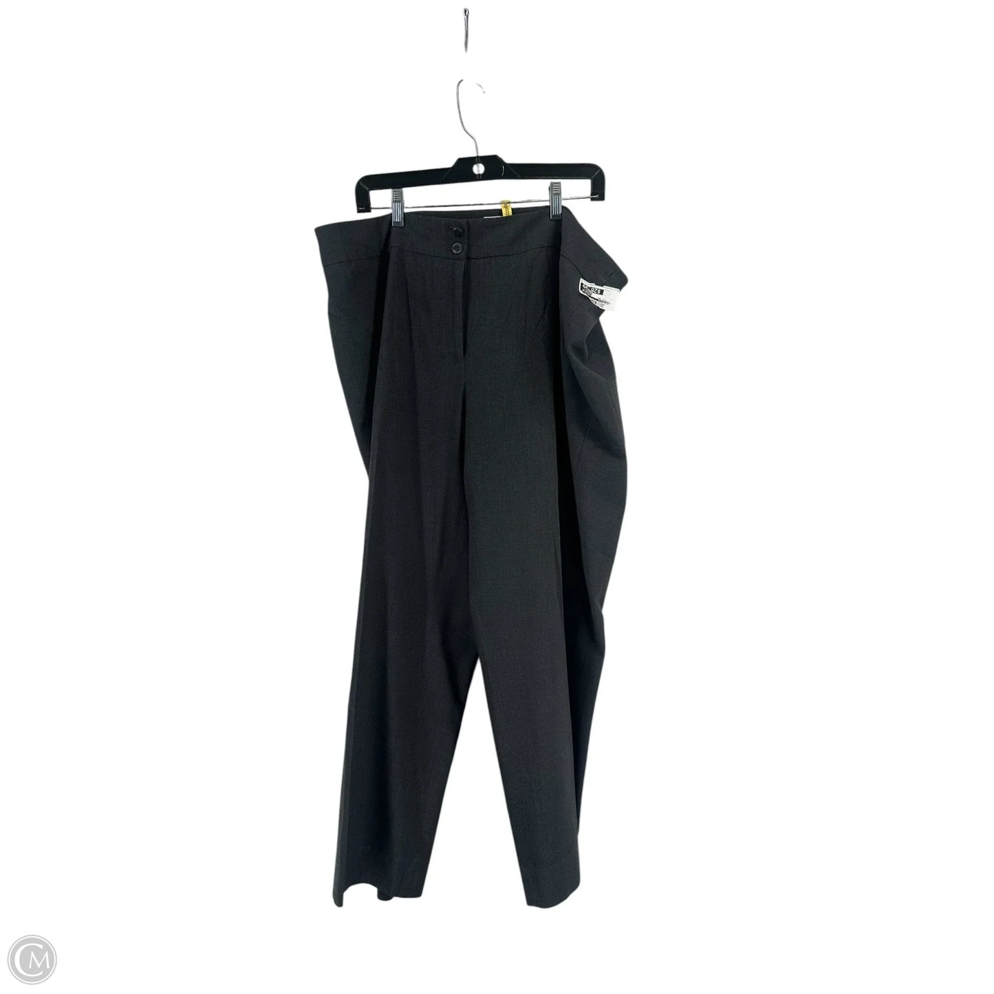 Pants Suit 2pc By Calvin Klein In Grey, Size: 16