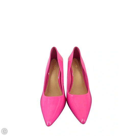 Shoes Heels Stiletto By Aldo In Pink, Size: 9