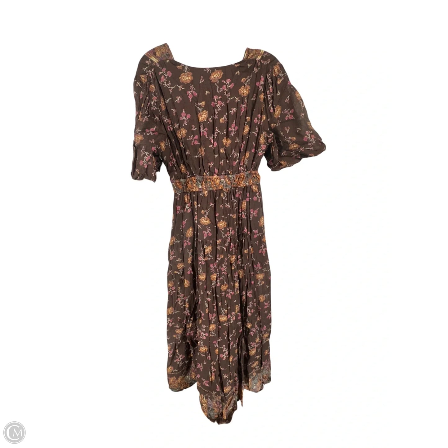 Dress Casual Maxi By Free People In Brown, Size: Xs
