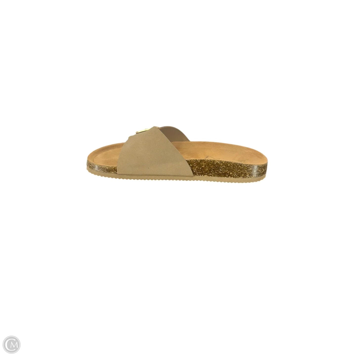 Sandals Flats By Clothes Mentor In Brown, Size: 8